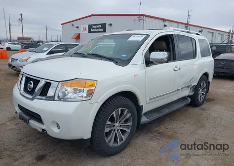 2015 Nissan Armada Sl z USA, uszkodzony, nr VIN 5N1BA0ND8FN621804